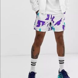 Nike All Over Print Festival Shorts White